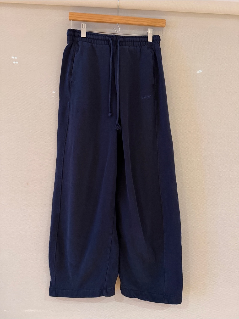 Garage Women’s Wide-Leg Sweatpants in Navy